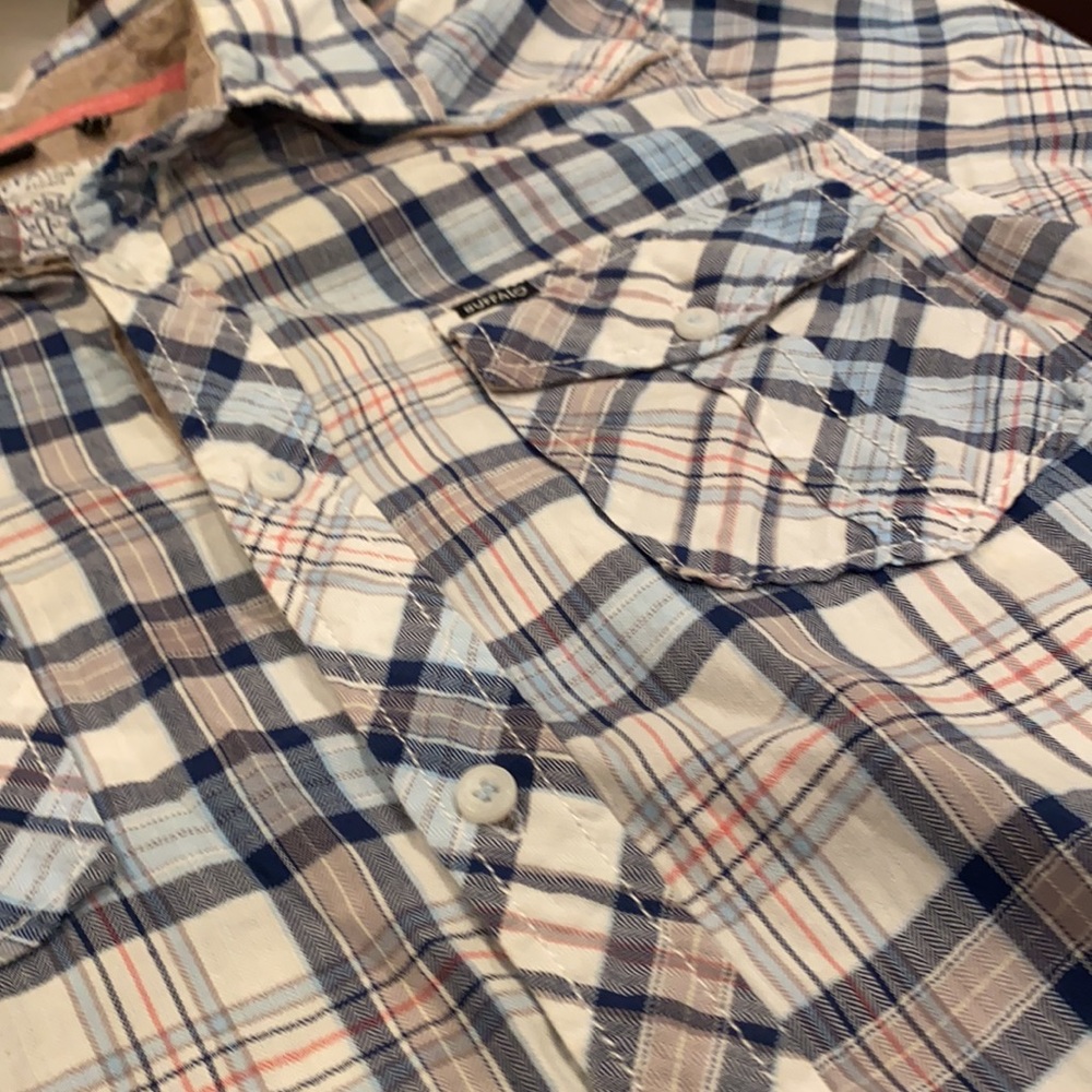 Buffalo David Bitton Large Button Down Ss - image 4